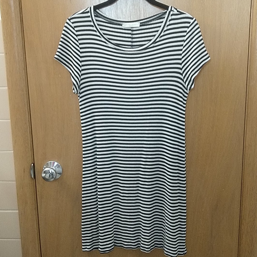 Wasabi + Mint striped dress - S